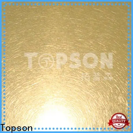 Topson etching stainless steel embossed plate for partition screens 1
