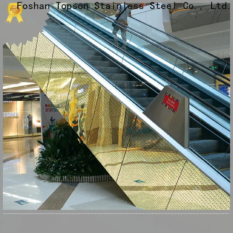 Topson door stainless steel kitchen cladding manufacturers for lift 1