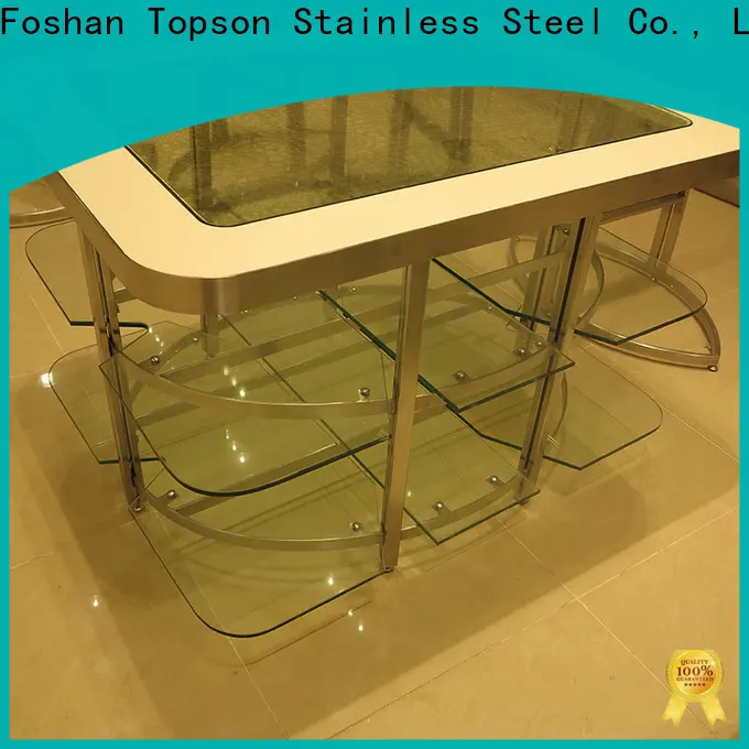 Topson steel metal garden table and two chairs Supply for kitchen cabinet for bathroom cabinet decoratioin 1