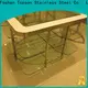 Topson steel metal garden table and two chairs Supply for kitchen cabinet for bathroom cabinet decoratioin 1