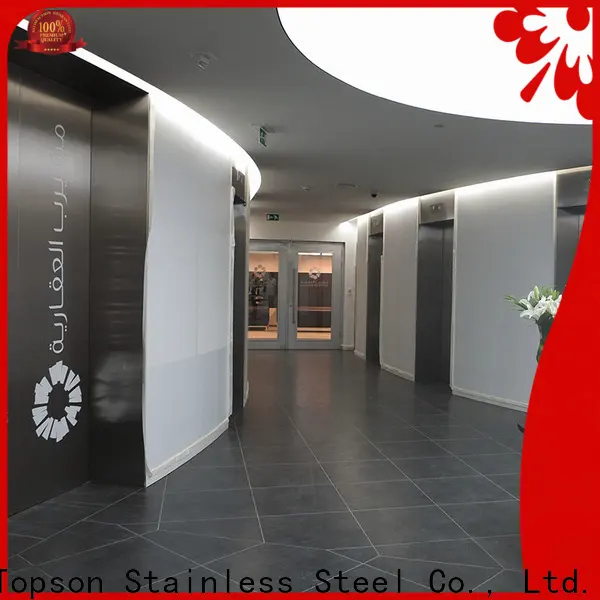 Topson Custom steel outer door for business for building facades 1