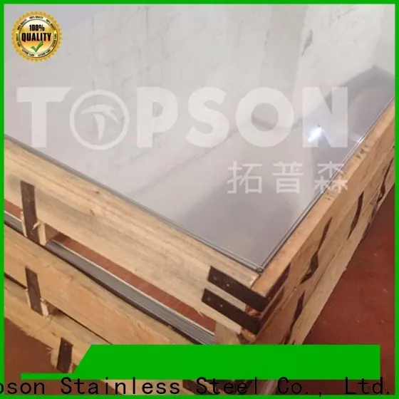 Topson material textured stainless sheet for kitchen 1