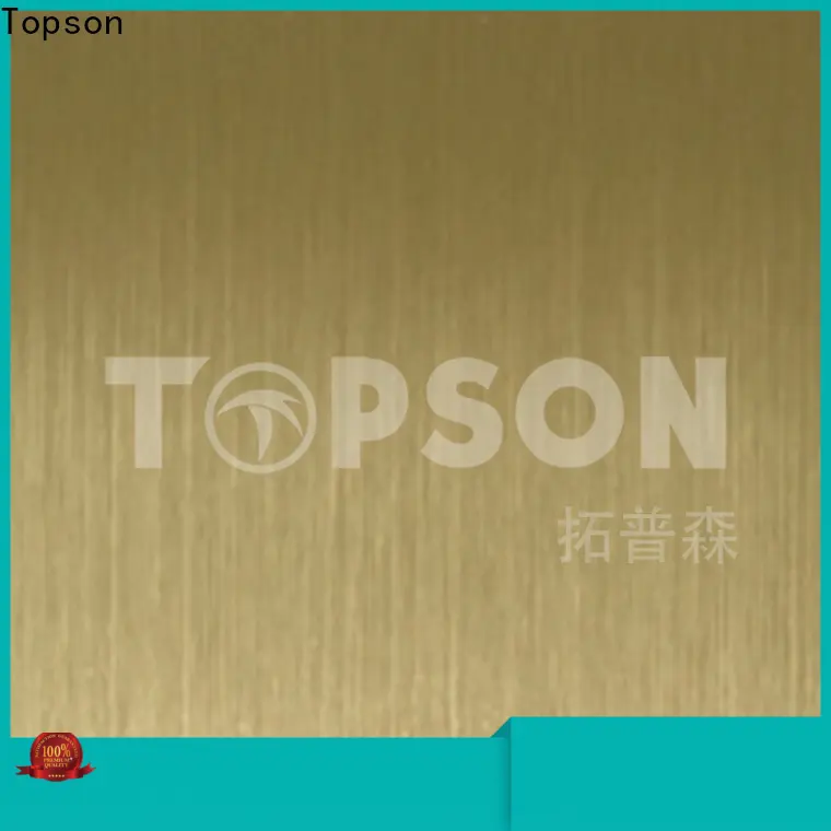Topson gorgeous stainless steel sheet panels for floor 1