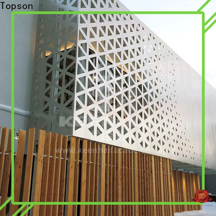 elegant metal screen panels metal manufacturer for landscape architecture 1