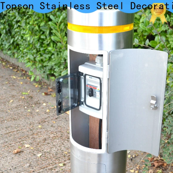 Topson steel steel bollard lights manufacturers for office 1