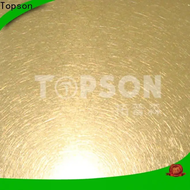 Topson sheetstainless mirror finish stainless steel sheet for business for partition screens 1