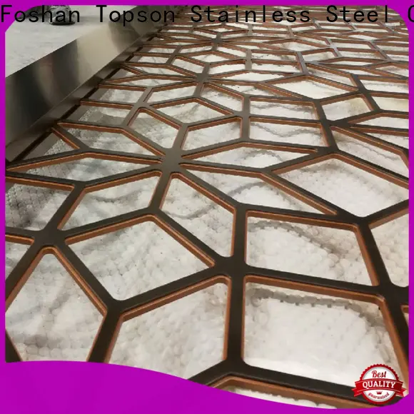 Topson good design carved window screen Supply for curtail wall 1