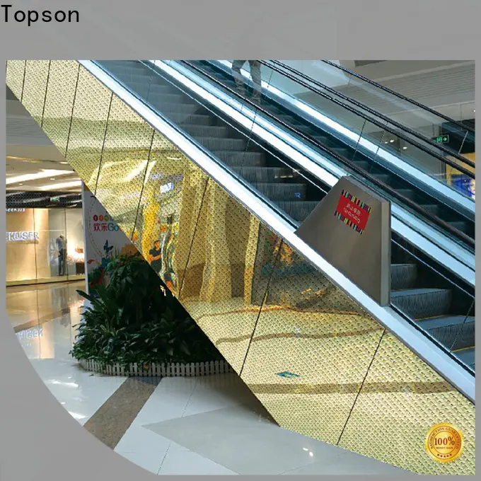 Topson elevator cladding materials pdf Supply for shopping mall 1