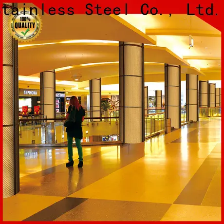 Topson elevator stainless steel wall cladding sheets factory for shopping mall 1