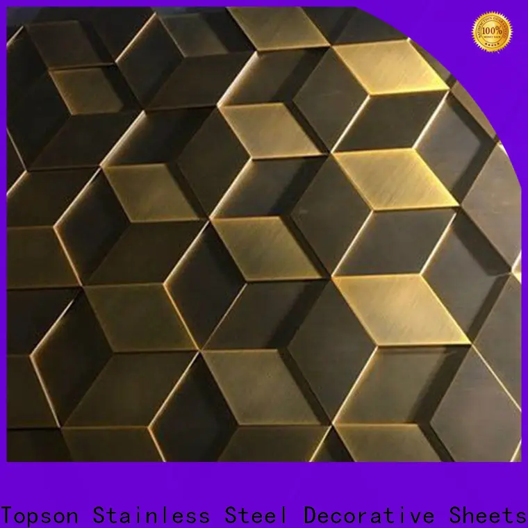 Topson New stainless wall cladding for shopping mall 1