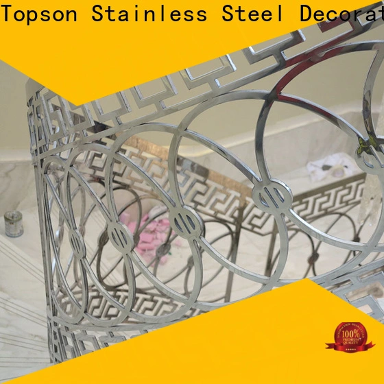 Topson handrail china metal work manufacturers for apartment 1