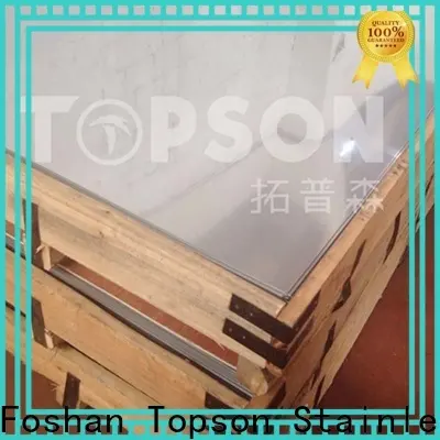 Topson High-quality patterned stainless steel sheet supplier company for furniture 1