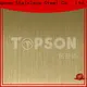 Topson mirror stainless steel metal sheet prices for business for vanity cabinet decoration 1
