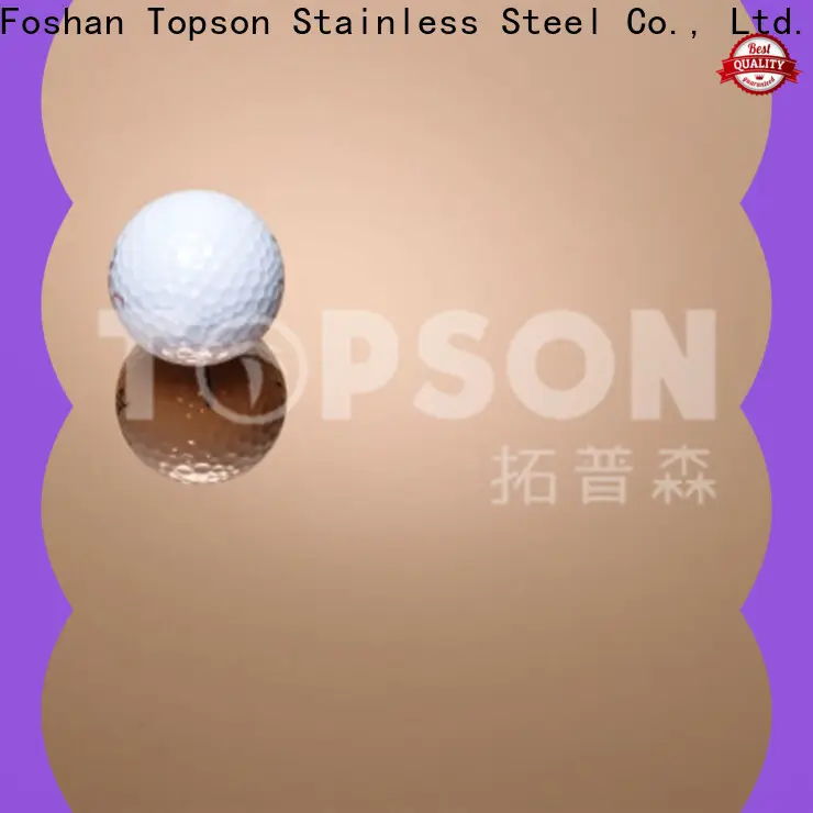 Topson antifingerprint stainless steel sheet sizes Suppliers for partition screens 1