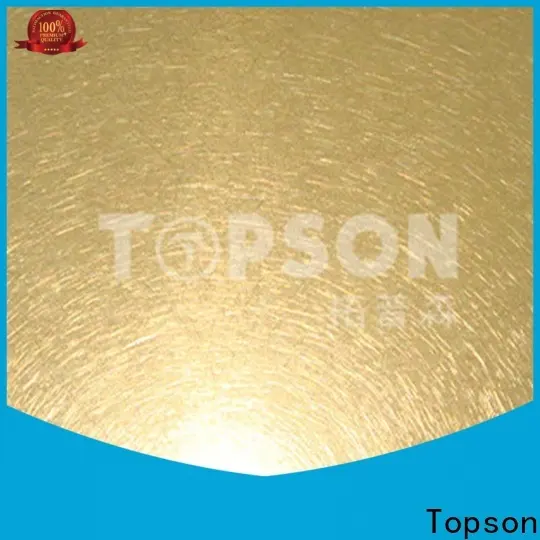 Topson decorative bead blasted stainless steel manufacturers for elevator for escalator decoration 1