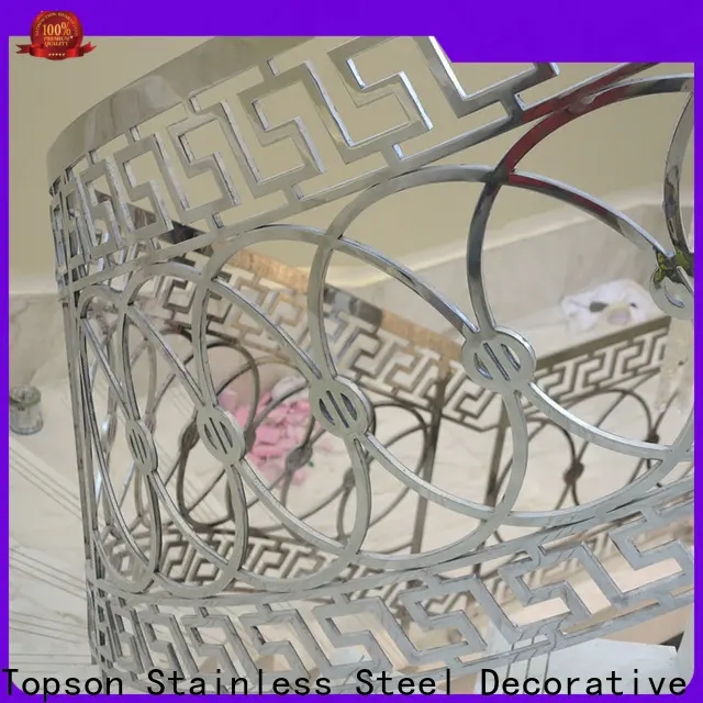 Topson Wholesale stainless steel glass balcony railings company for hotel 1
