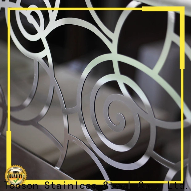 Topson Latest stainless steel and glass balcony railings for apartment 1