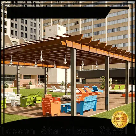 Topson Best china metal work manufacturers for backyard 1