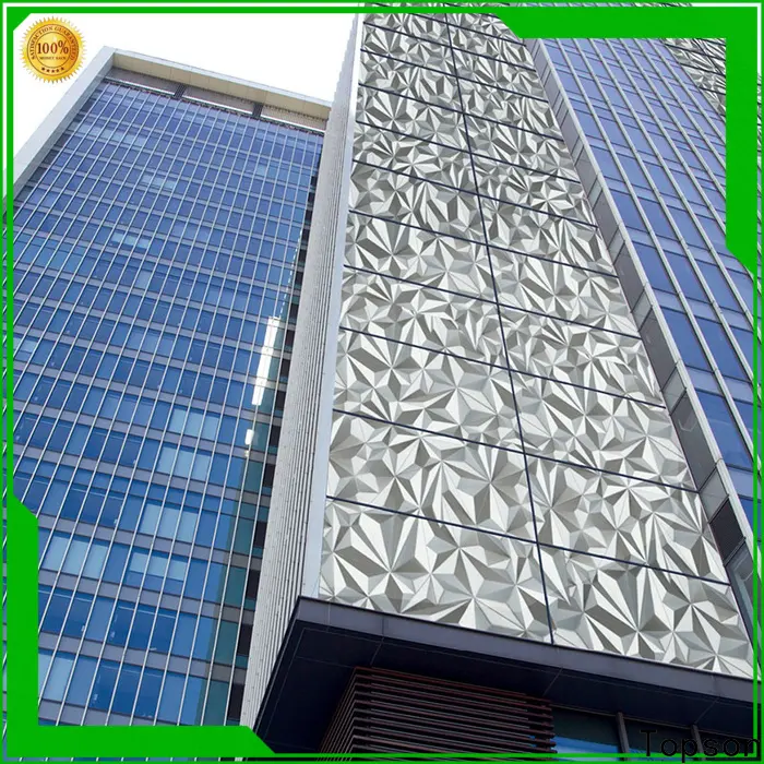 Topson elevator aluminium wall cladding systems Suppliers for shopping mall 1