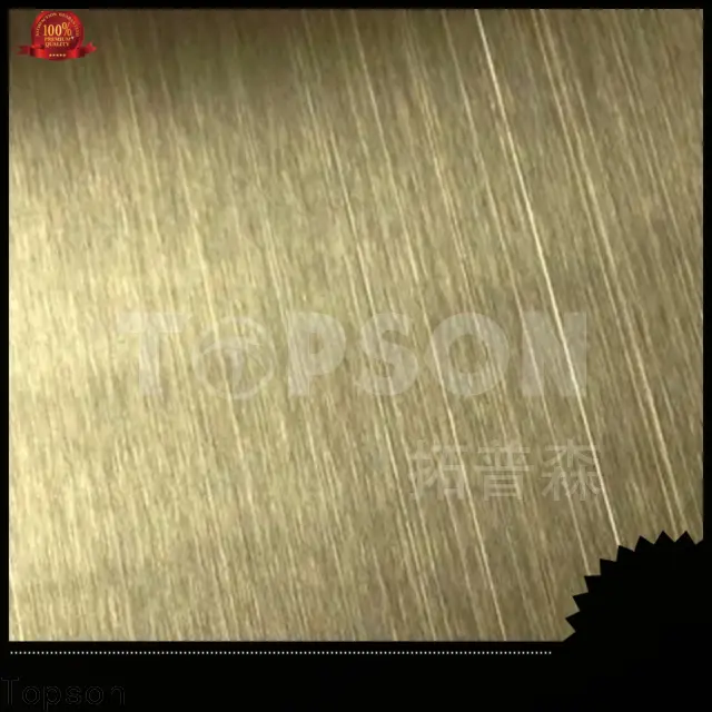 Topson brushed stainless steel sheets for sale manufacturers for handrail 1