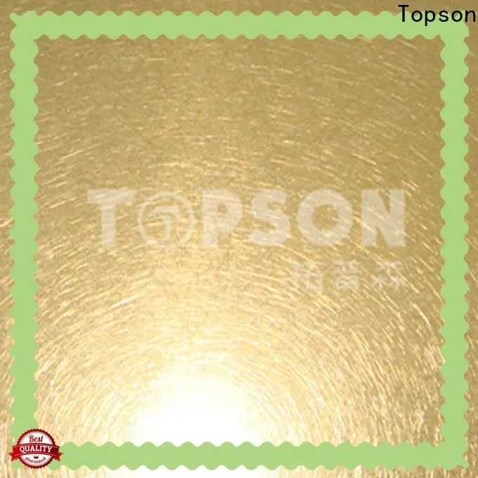 Topson stable stainless steel sheets Supply for elevator for escalator decoration 1
