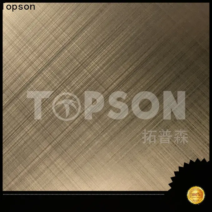 Topson brushed sheets of sheet metal Suppliers for furniture 1