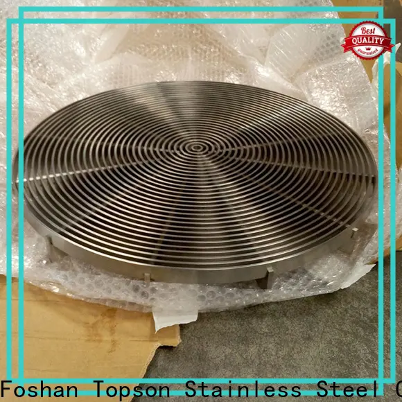 Topson Custom stainless steel drain grills Supply for hotel 1