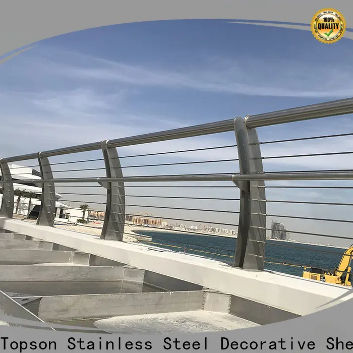 advanced technology stainless steel pipe handrail bridge Suppliers for tower 1