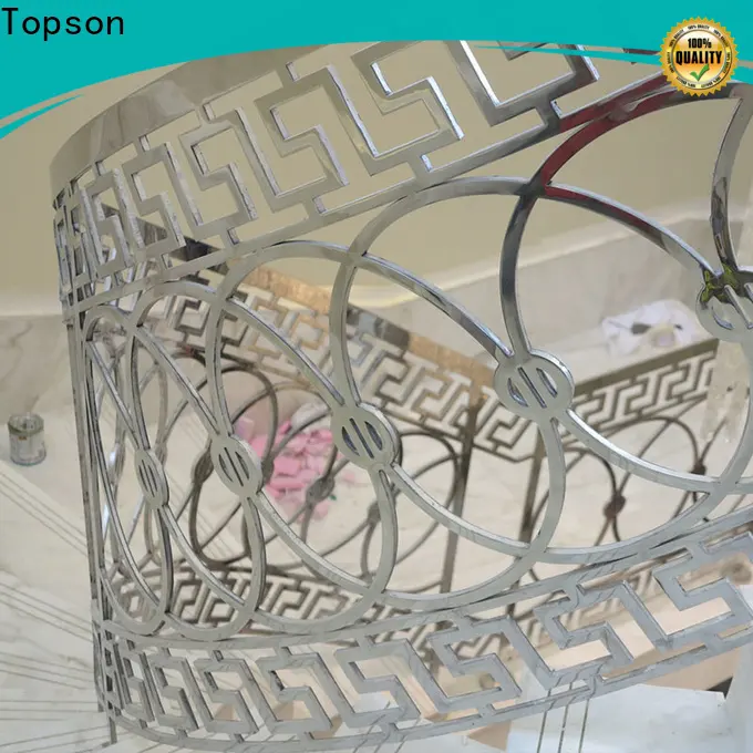 popular stainless steel glass balcony railing designs curved for business for mall 1