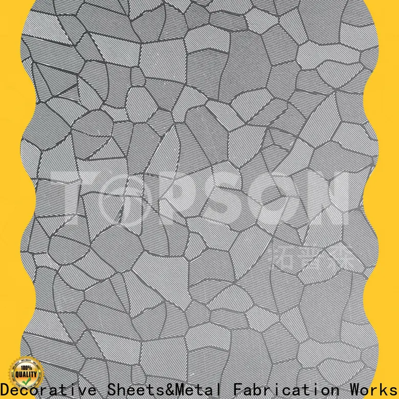 Topson vibration stainless steel metal sheet prices for partition screens 1