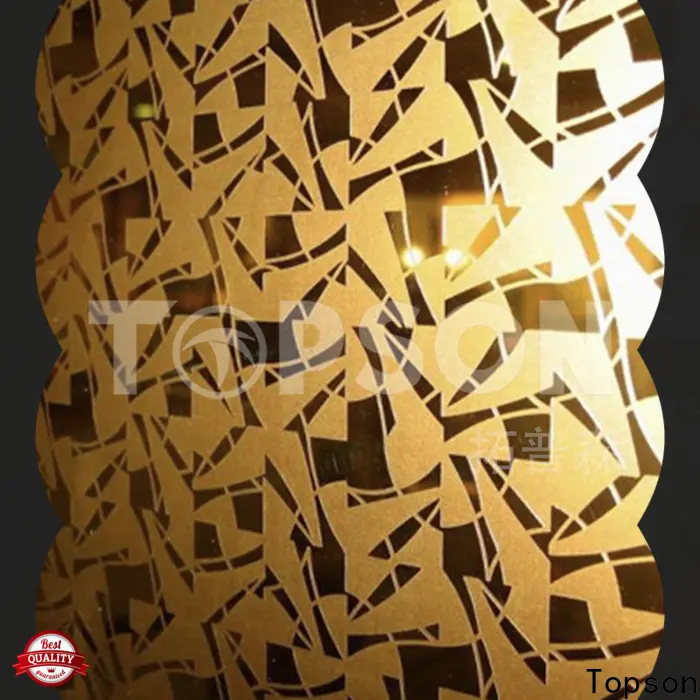 Topson stainless steel decorative plate Suppliers for furniture 1