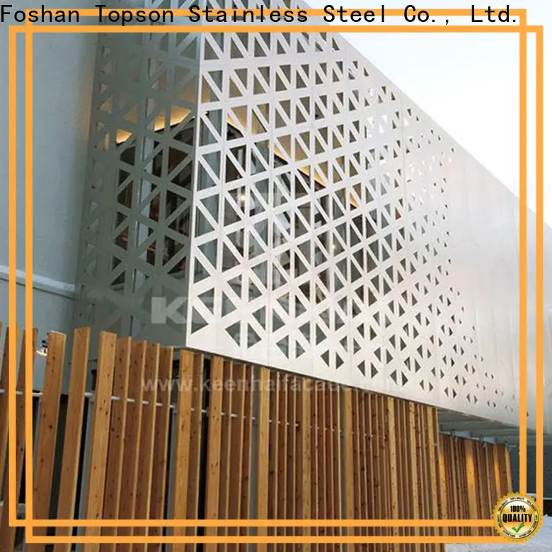 Topson Best decorative outdoor metal screen panels Supply for protection 1