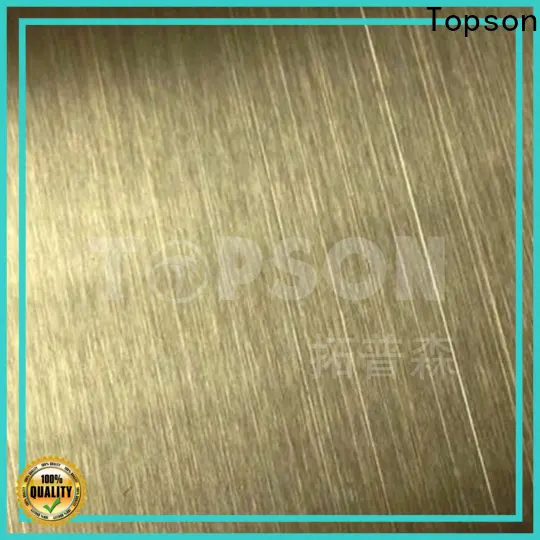 Topson antique custom cut stainless steel sheet factory for furniture 1
