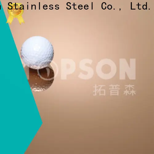 Topson mirror brushed stainless sheet company for interior wall decoration 1