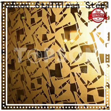 Topson antique stainless steel plate suppliers Suppliers for handrail 1