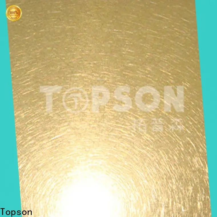 Topson luxurious brushed stainless steel strip for floor 1