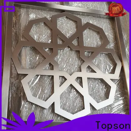 Topson New decorative metal screen sheets factory for exterior decoration 1