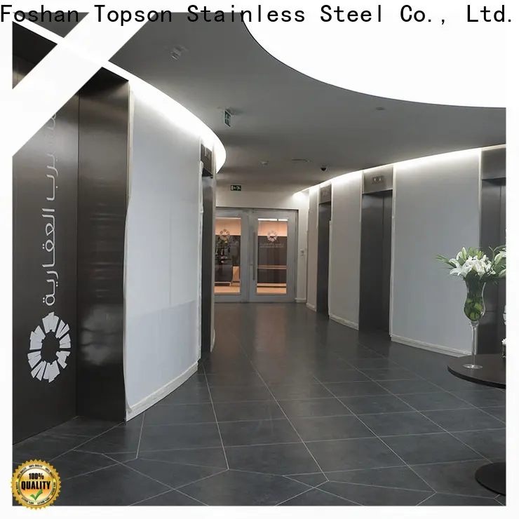 Topson Top industrial steel double doors for building facades 1