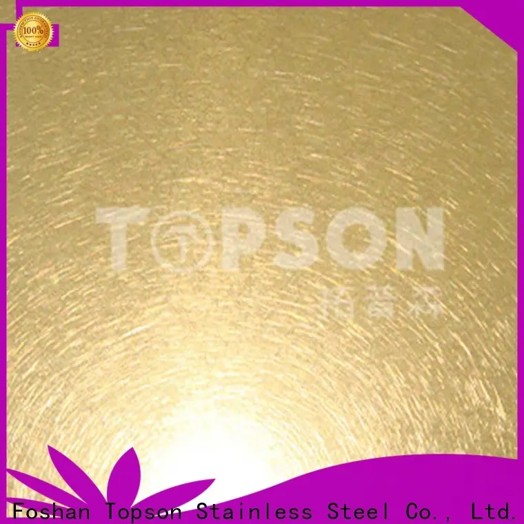 Topson luxurious polished stainless steel sheet metal Supply for kitchen 1