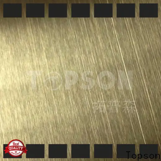 Topson luxurious polished stainless steel sheet metal factory for partition screens 1