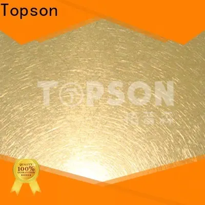 Topson etching stainless sheet sizes China for elevator for escalator decoration 1