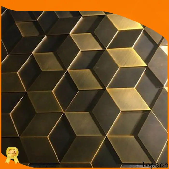 Topson Top stainless steel pipe cladding manufacturers for wall 1