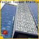 Topson Custom commercial stainless steel wall panels factory price for shopping mall 1