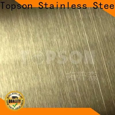 Topson antique embossed stainless steel sheet company for handrail 1