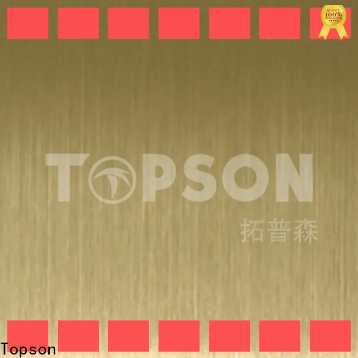 Topson magnificent stainless steel sheet metal suppliers Supply for elevator for escalator decoration 1