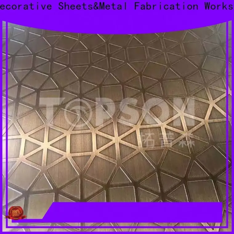 durable decorative steel sheet metal blasted company for partition screens 1