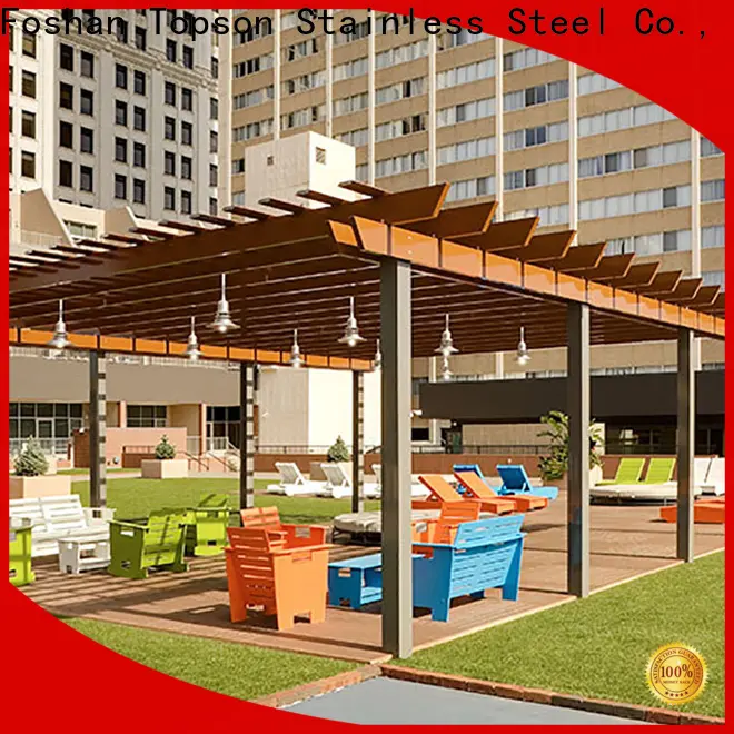 high-density aluminium pergola frame pergolaaluminum Suppliers for hotel 1