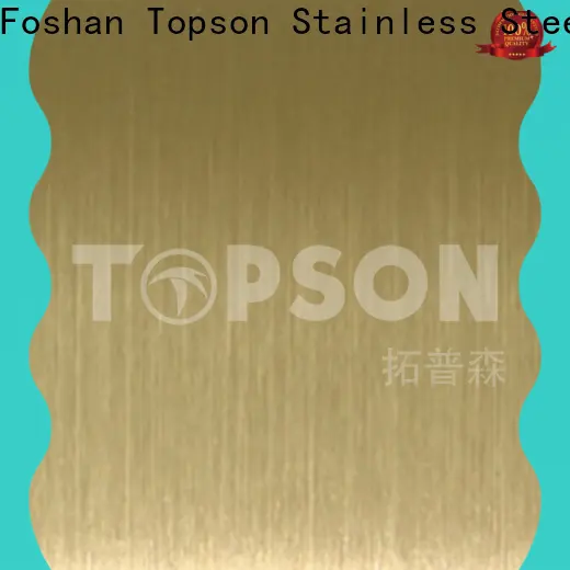 Topson embossed bead blast finish stainless steel for business for furniture 1