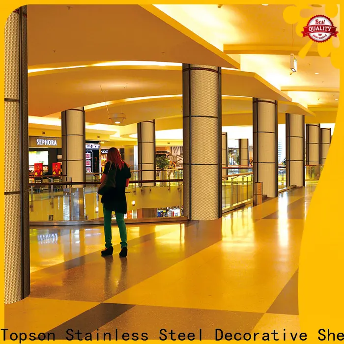 Topson High-quality stainless steel pipe cladding factory for shopping mall 1