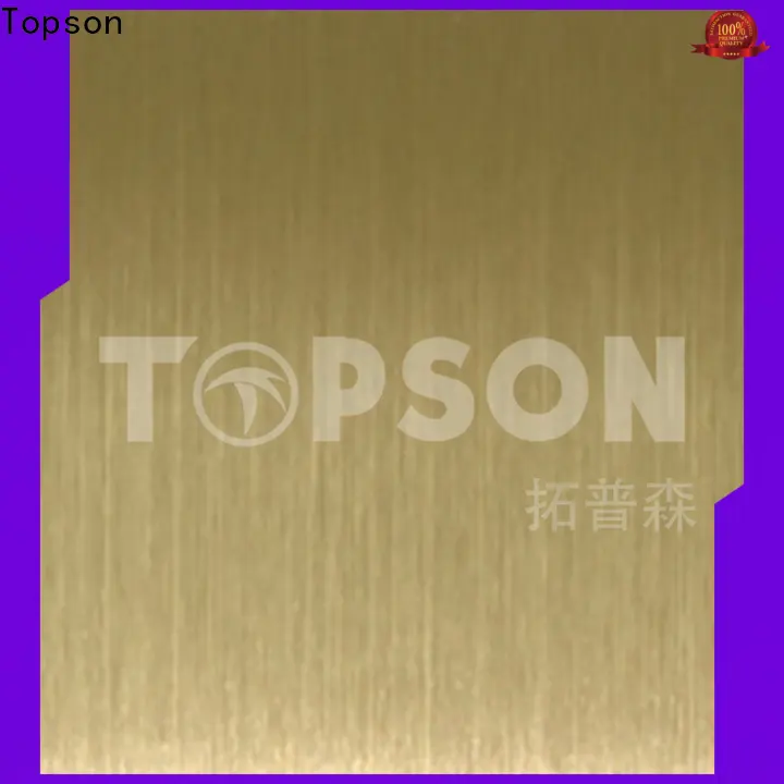 Topson etching mirror stainless steel sheet company for floor 1